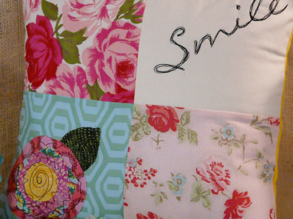 Home is the happiest place pillow pattern