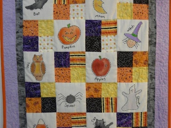 Halloween Sampler STITCHERY QUILT PATTERN