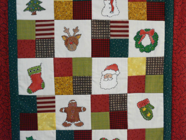 Christmas embroidery Quilt sampler Pattern