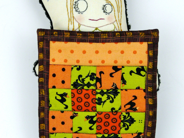 zombie doll pattern quilt