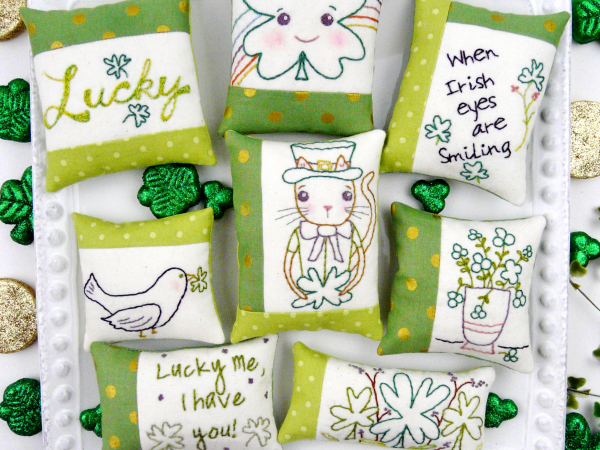 st. patrick's day embroidery