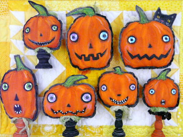 easy painted pumpkins tutorial pattern