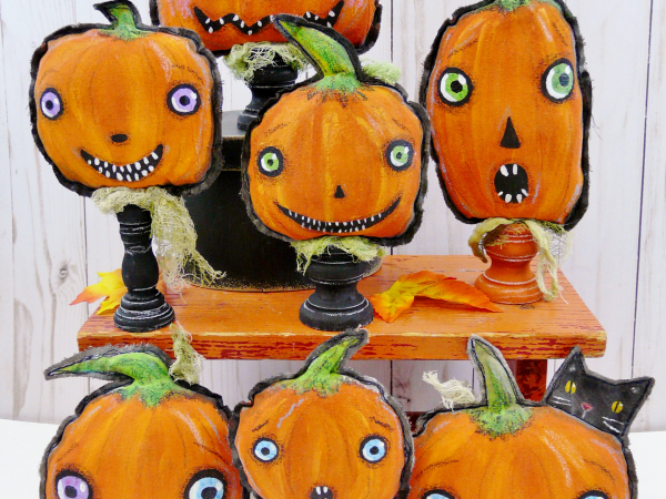 easy painted pumpkins tutorial pattern