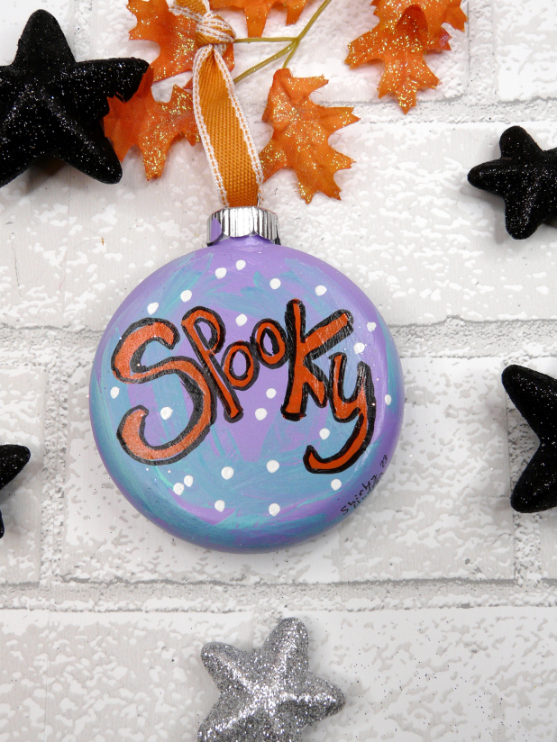 spooky scary Pumpkin halloween ornies
