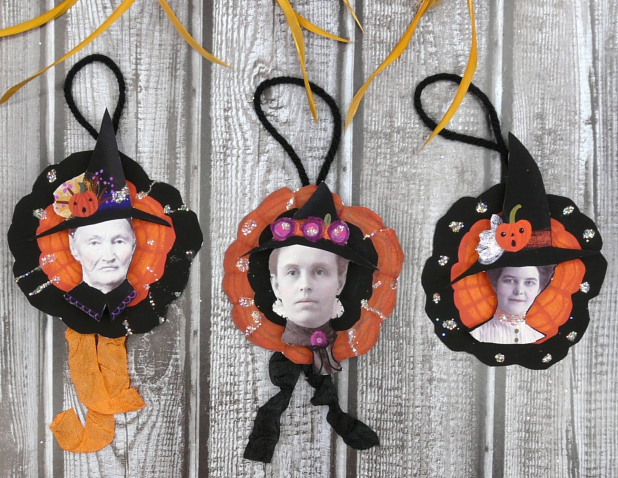 A Witchy Vintage Halloween collection PDF Collage sheets