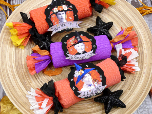 A Witchy Vintage Halloween collection PDF Collage sheets