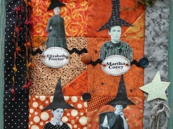The Black Hat Society pattern witch quilt
