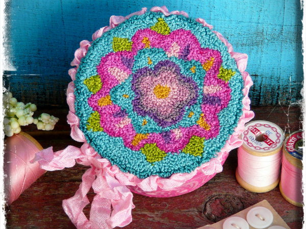 Blooming Blossom Punch needle Pattern flower