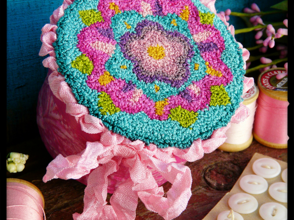 Blooming Blossom Punch needle Pattern flower