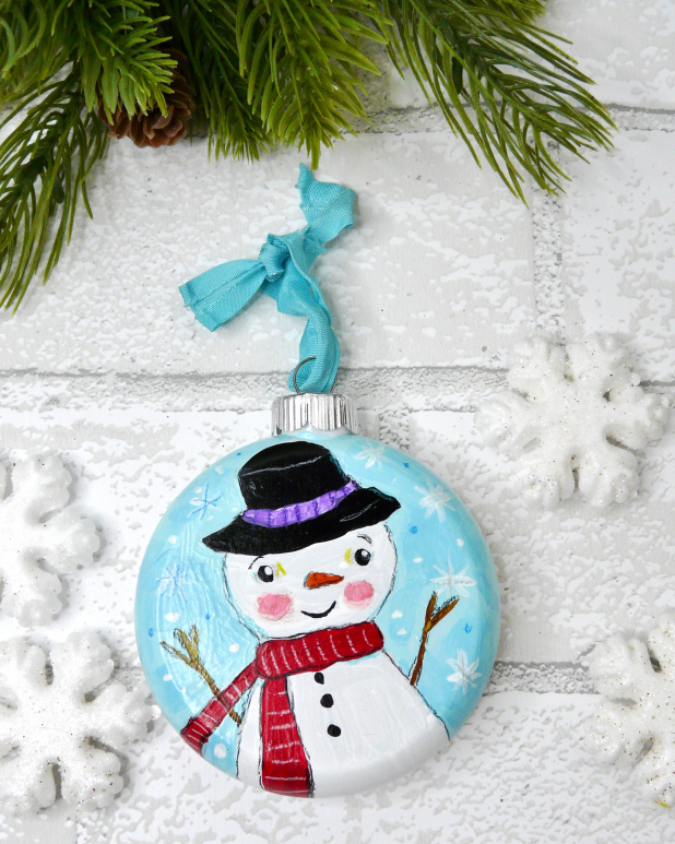 Frosty the snowman ornie