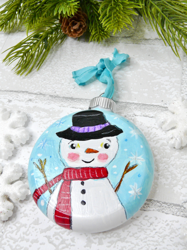 Frosty the snowman ornie