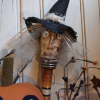 Witch's stocking halloween Pattern prim hat