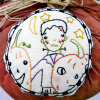 Frankenstein embroidery ornament pattern