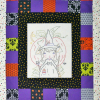 Lovely little hand embroidery book- witch halloween quilt