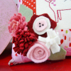 valentine hand embroidery quilted felt flower pattern