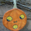 Halloween Boo Owl & Pumpkin ornaments swag pattern pumpkin