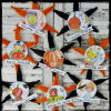 Halloween ornaments and banner pattern chenille stem
