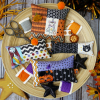 Halloween Pinnie- Embroidery & quilted pincushion pattern #421