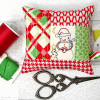 Christmas pincushions snowman hand embroidery & fabric pattern