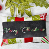chalk board embroidery christmas ornaments pattern