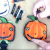 video easy painted pumpkins tutorial pattern