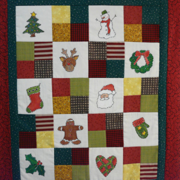 Christmas embroidery Quilt sampler Pattern