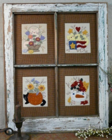 Four Seasons Cats & Flowers Pattern Four Seasons Cats & Flowers Pattern