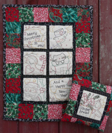 MERRY CHRISTMAS STITCHERY QUILT PATTERN MERRY CHRISTMAS STITCHERY QUILT PATTERN