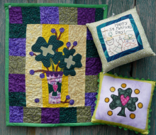 Sweet Shamrock Quilt Stitchery pattern Sweet Shamrock Quilt Stitchery pattern