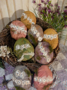 Prim spring eggs pattern Prim spring eggs pattern