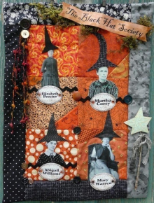 The Black Hat Society pattern  The Black Hat Society pattern witch quilt