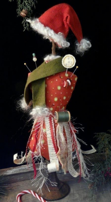 SANTA Mannequin pin keep pattern SANTA Mannequin pin keep pattern pin cushion dress form