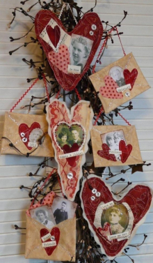 Tokens of affection Valentine pattern Tokens of affection Valentine pattern hearts