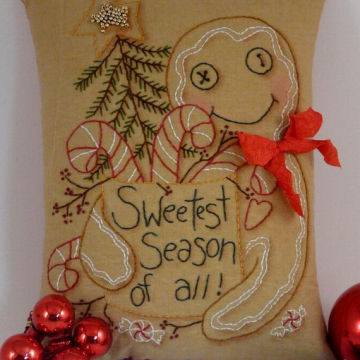 Sweetest season of all Stitchery pattern embroidery christmas