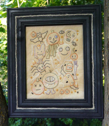 Hob Goblin Halloween Stitchery embroidery pattern Hob Goblin Halloween Stitchery embroidery pattern