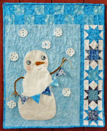 Wish upon a snowflake quilt pattern Wish upon a snowflake quilt pattern snowman banner