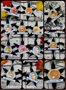 Thanksgiving ornaments and banner patten #342. Thanksgiving ornaments and banner patten #342 collage sheet art