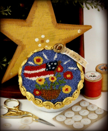Liberty Flag Punchneedle Pattern, #356 Liberty Flag Punchneedle Pattern punch needle