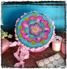 Blooming Blossom Punch needle Pattern flower