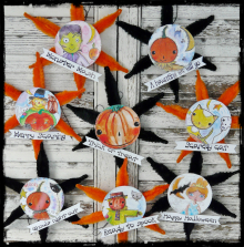 Halloween ornaments and banner pattern chenille stem