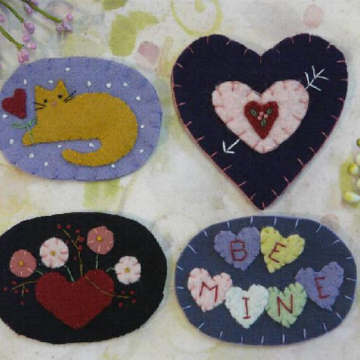 Sweet Valentine pins pattern