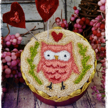 Owl you need is love Punch needle Pattern #368