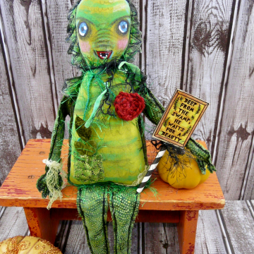 Creature of the black lagoon doll
