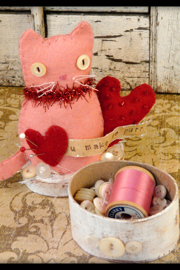 Valentine Kitty Cat Make DO pattern Valentine Kitty Cat Make DO pattern pin keep box
