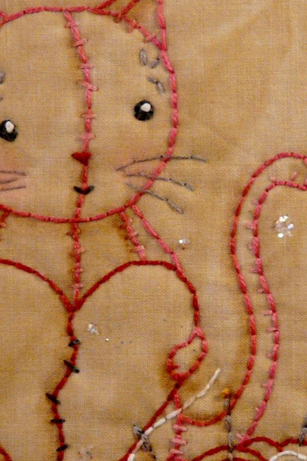 You are sew special to me cat embroidery pattern #322 heart