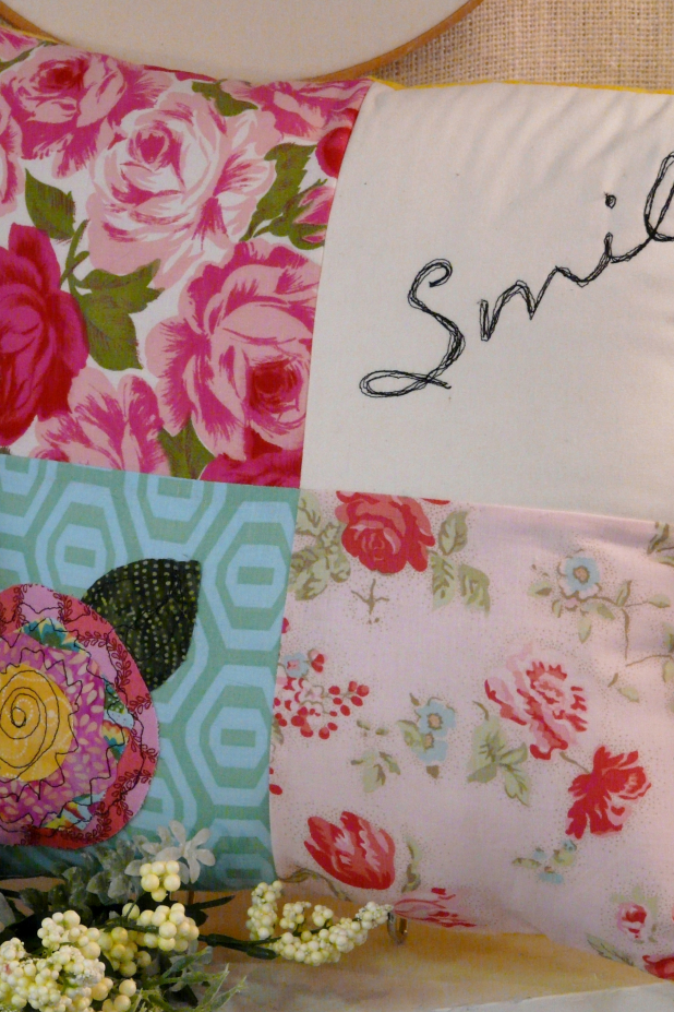 Home is the happiest place pillow pattern