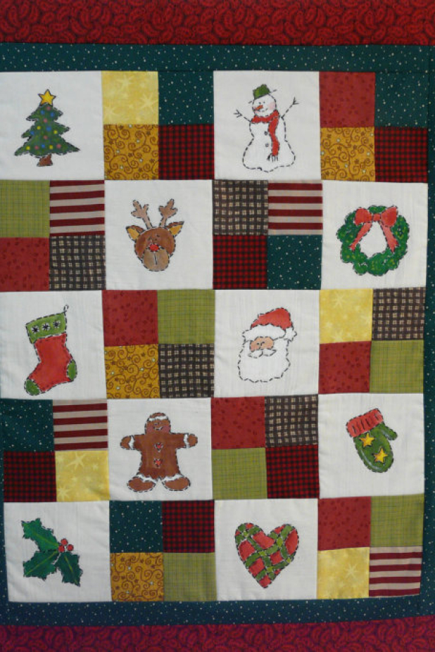 Christmas embroidery Quilt sampler Pattern Christmas embroidery Quilt sampler Pattern