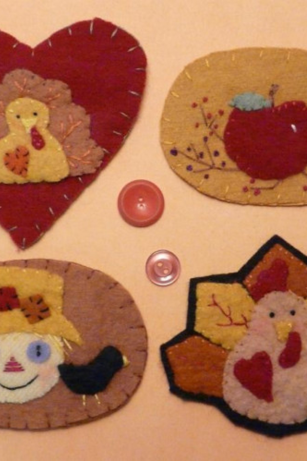 Fall & Thanksgiving Pins pattern Fall & Thanksgiving Pins pattern scarecrow turkey apple crow