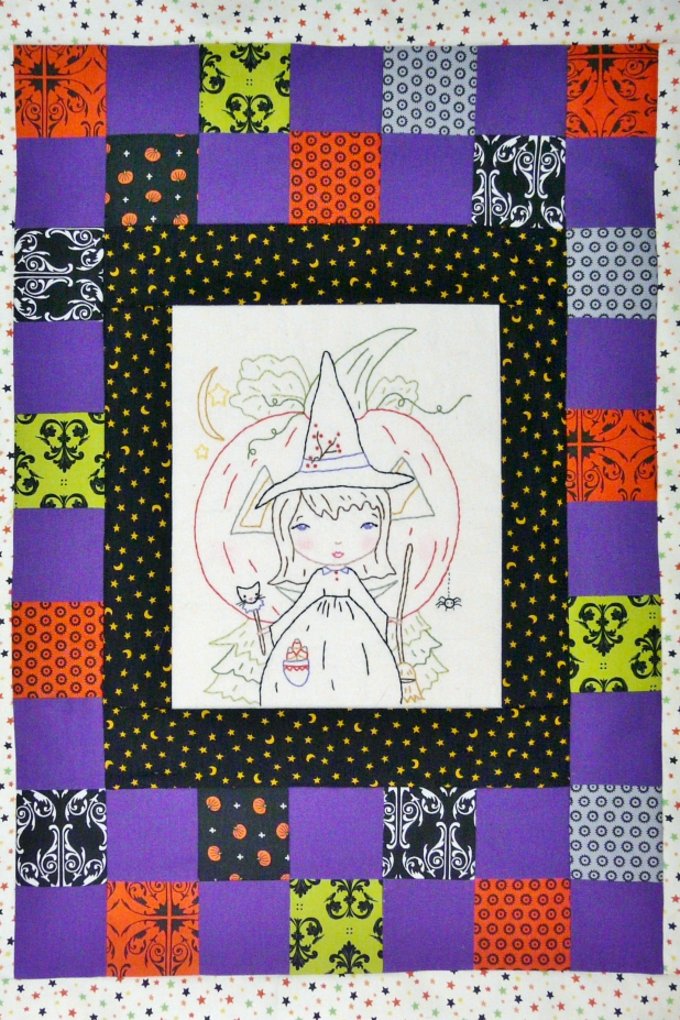 Lovely little hand embroidery book- by Shirley Hudson signed copy Lovely little hand embroidery book- witch halloween quilt