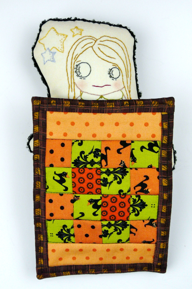 zombie doll pattern quilt